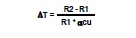 formula incremento temeperatura per sistemi di collaudo 
